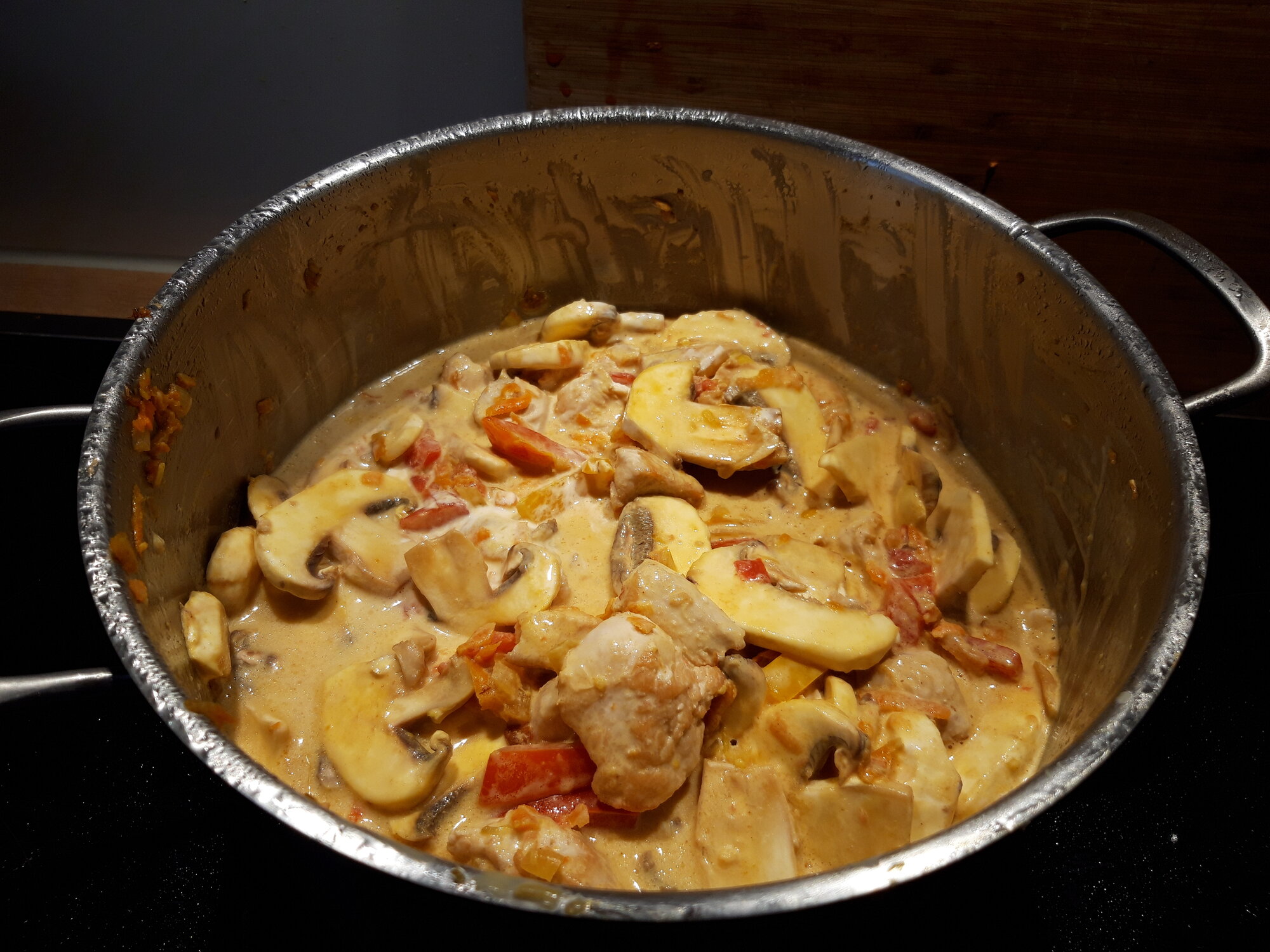 Curryhähnchen mit Pilzen und Reis *One Pot* | Grillforum und BBQ - www ...