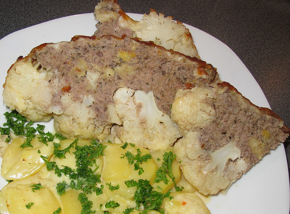gefüllter Blumenkohl mit Kartoffelgemüse | Grillforum und BBQ - www ...