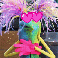In Love Puppet GIF by GIPHY Studios Originals