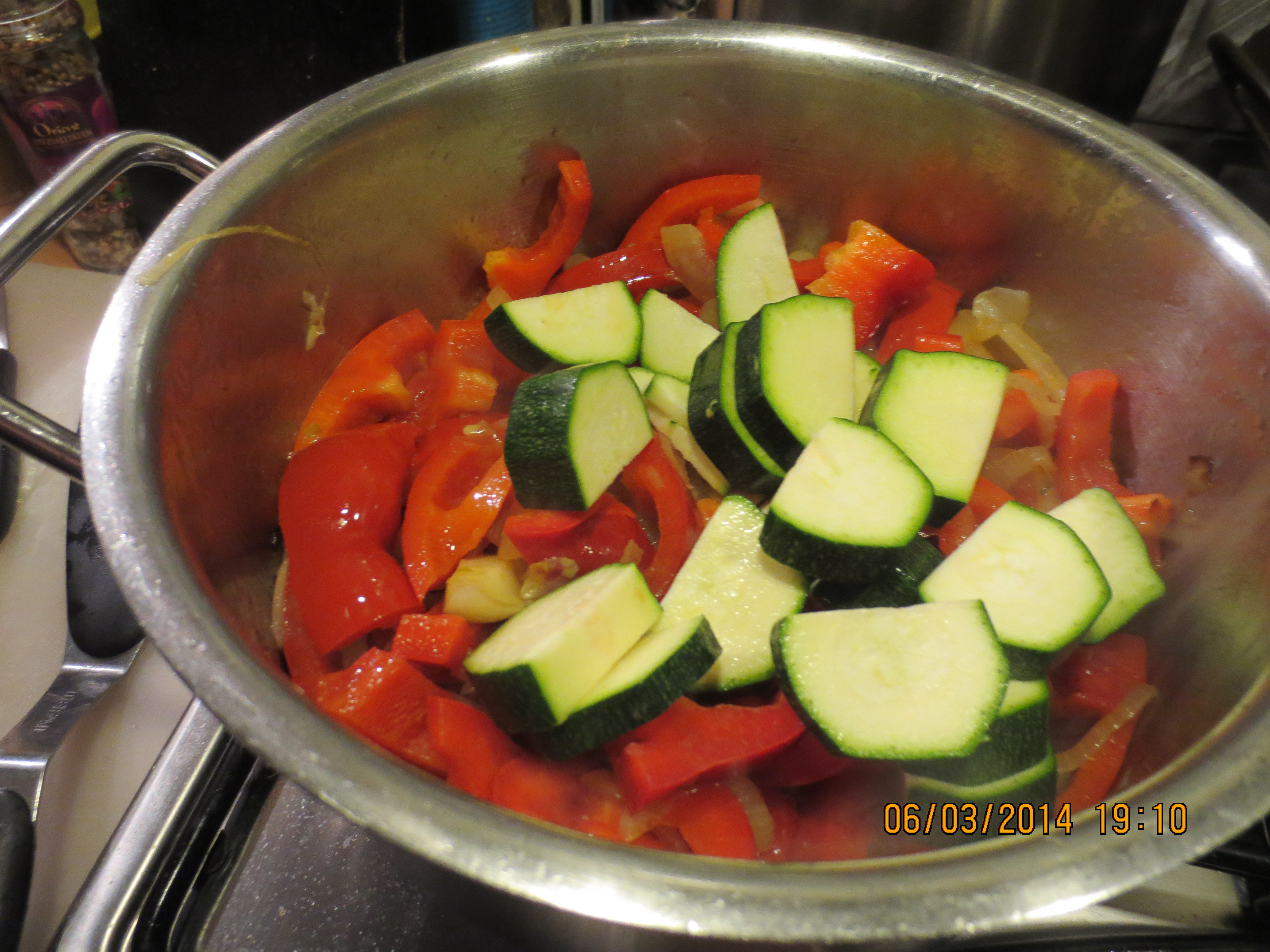 Rezept - Zucchini-Paprika-Gemüse