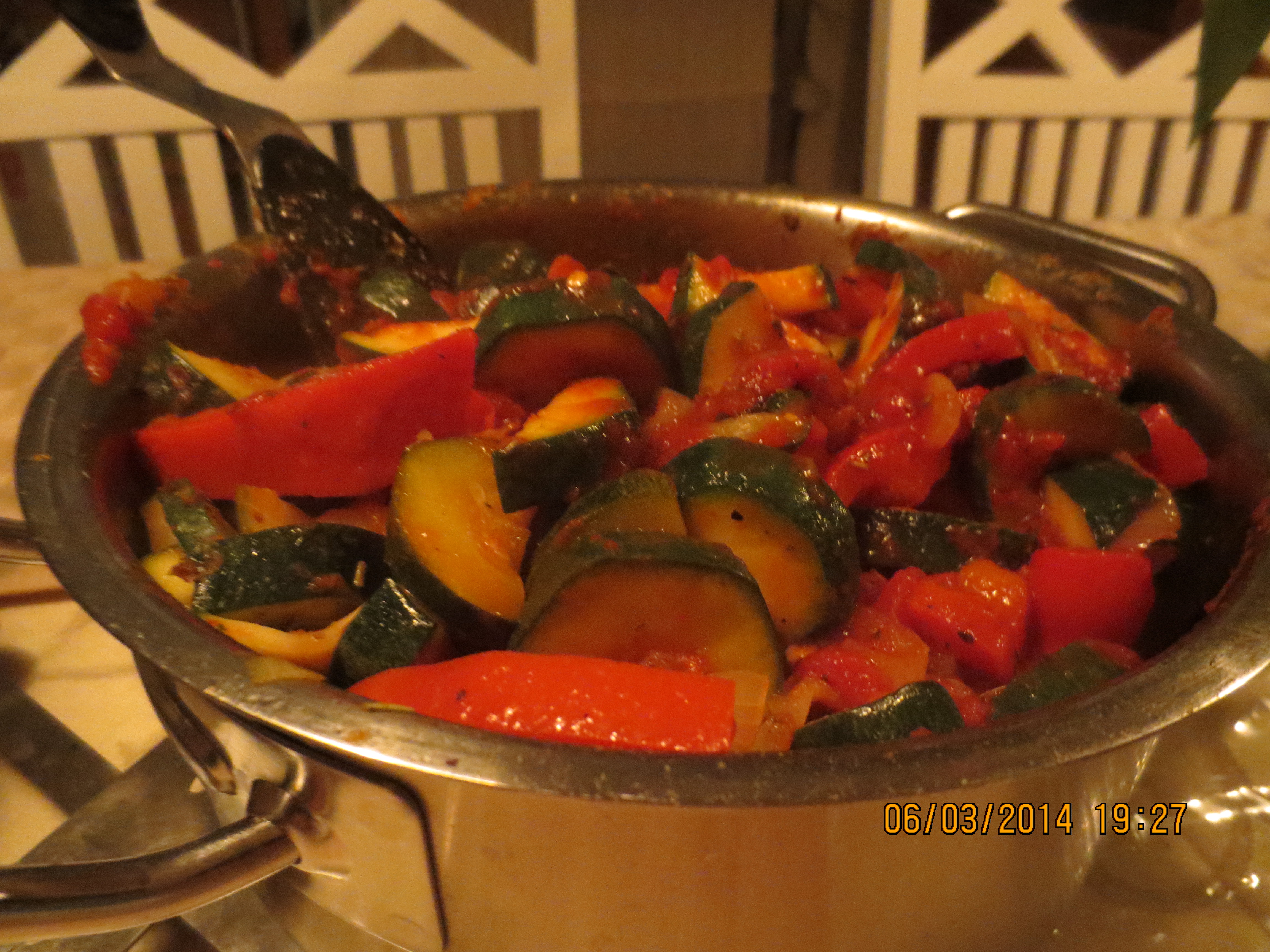 Rezept - Zucchini-Paprika-Gemüse